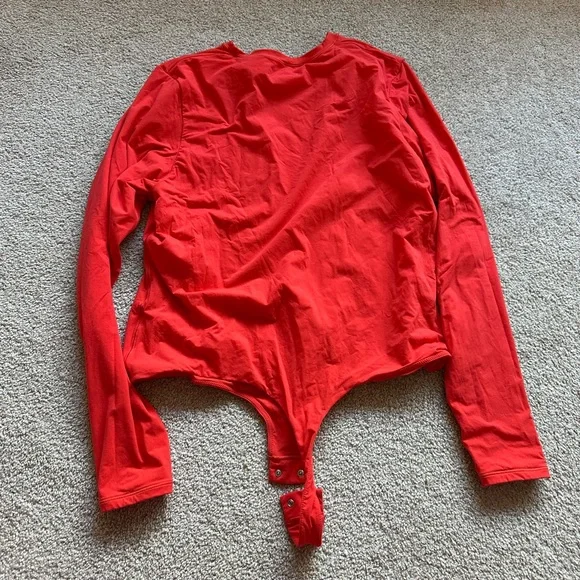 3X SKIMS fits everybody poppy Bold Red bodysuit - Picture 2 of 7